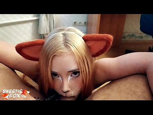 ❤️ Kitsune glutas dikon kaj kumas en ŝia buŝo Bonega porno ĉe ni ❌️❤